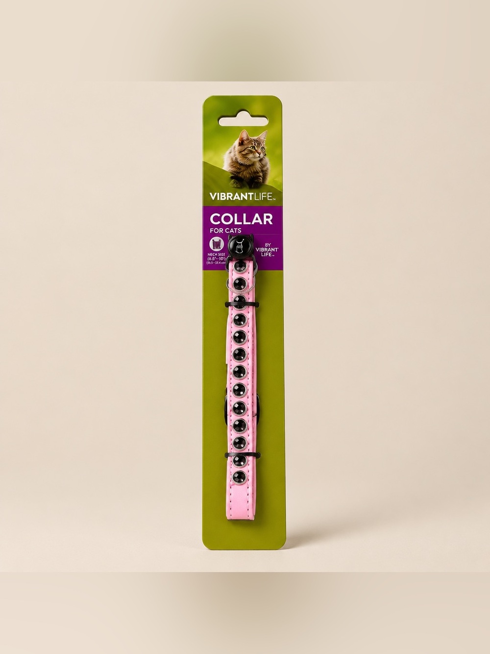 Vibrant Life Break Away Collar For Cats One Size 7-10 Inch Neck Female Cat